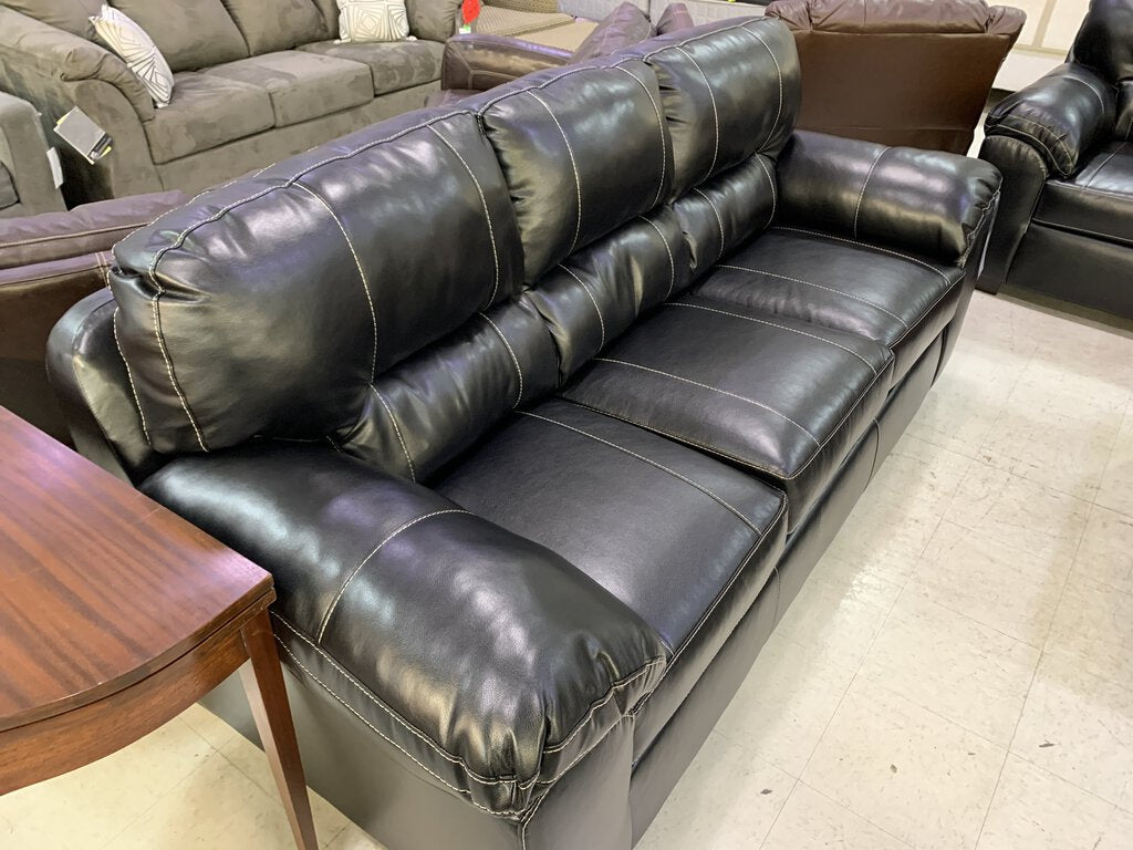 Austin Black NEW Sofa 90x38x41 (5603-AUSB)