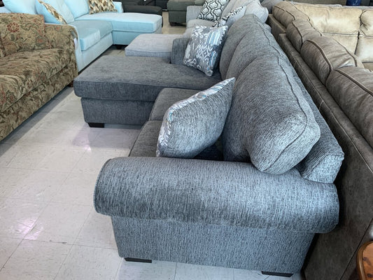 Marcy Nickel NEW Reversible Sofa Chaise 93x68x38 (5803)