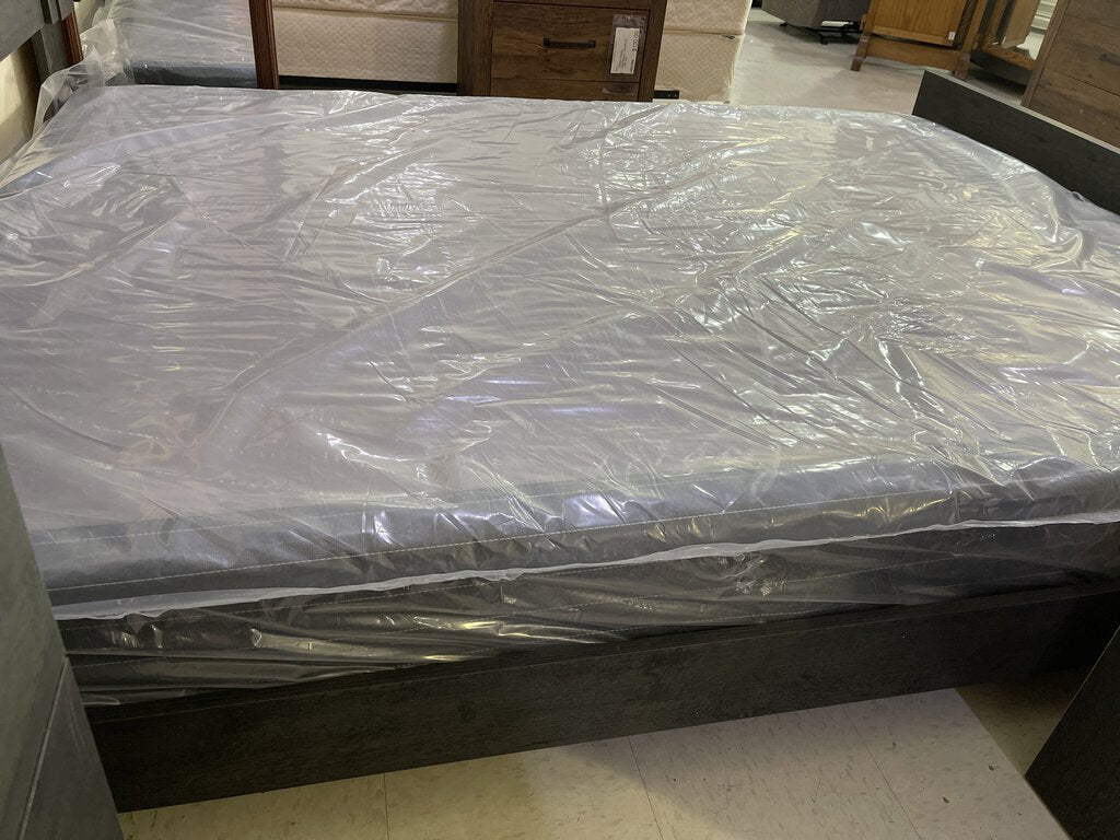 Zebra Charcoal NEW 9" Queen Box/Foundation (SBBOXCHARC)