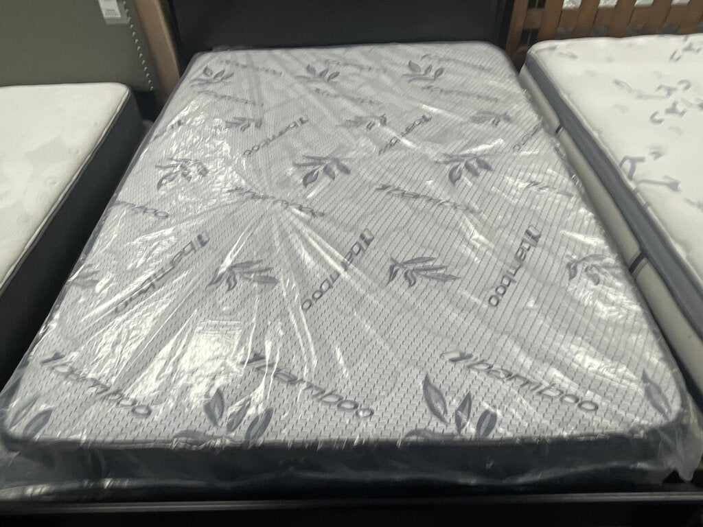Bamboo Blue Diamond Border Refurb Queen Mattress