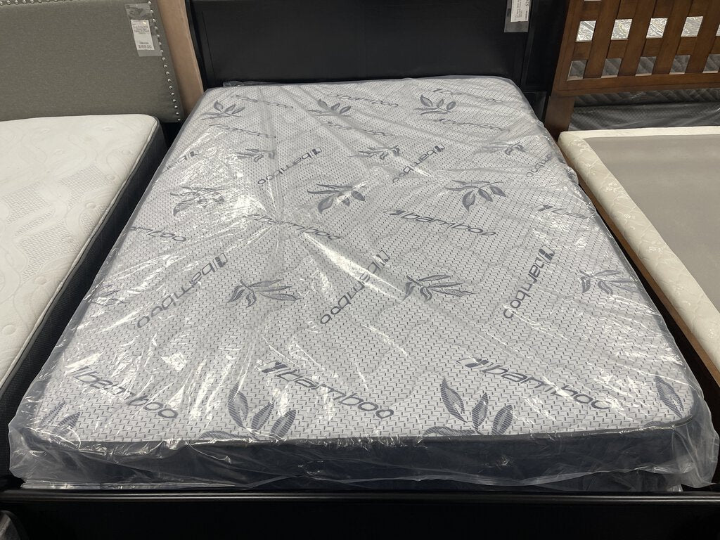 Bamboo Blue Diamond Border Refurb Queen Mattress