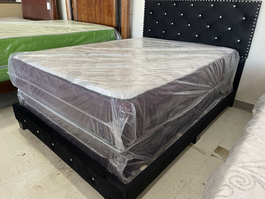 Allergy Free Purple Border Refurb Full Mattress
