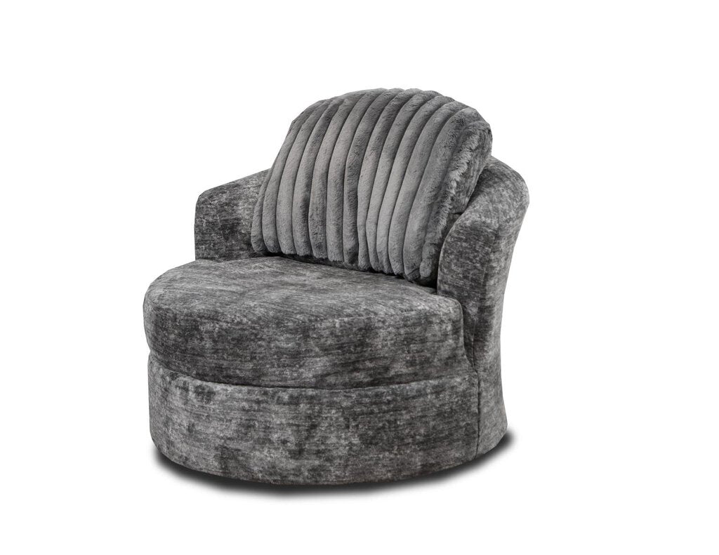 Galactic Charcoal NEW Barrel Chair 40x40x30 (900-07)