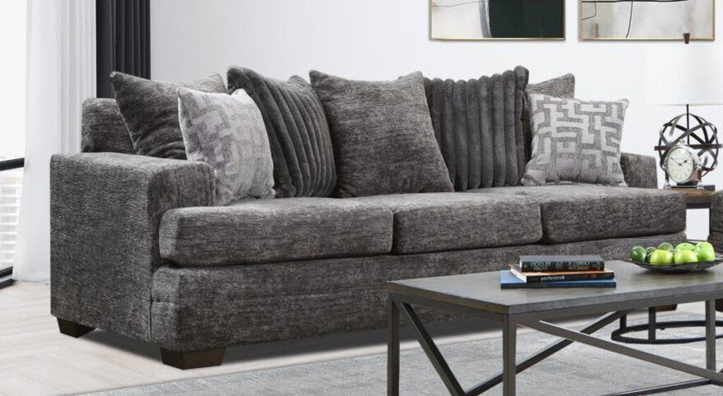 Galactic Charcoal NEW Sofa 93x38x33 (2675-07S)