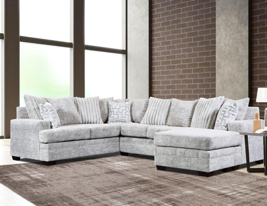Galactic Oyster NEW 3pc Sectional 127x97x33 (2775-05)