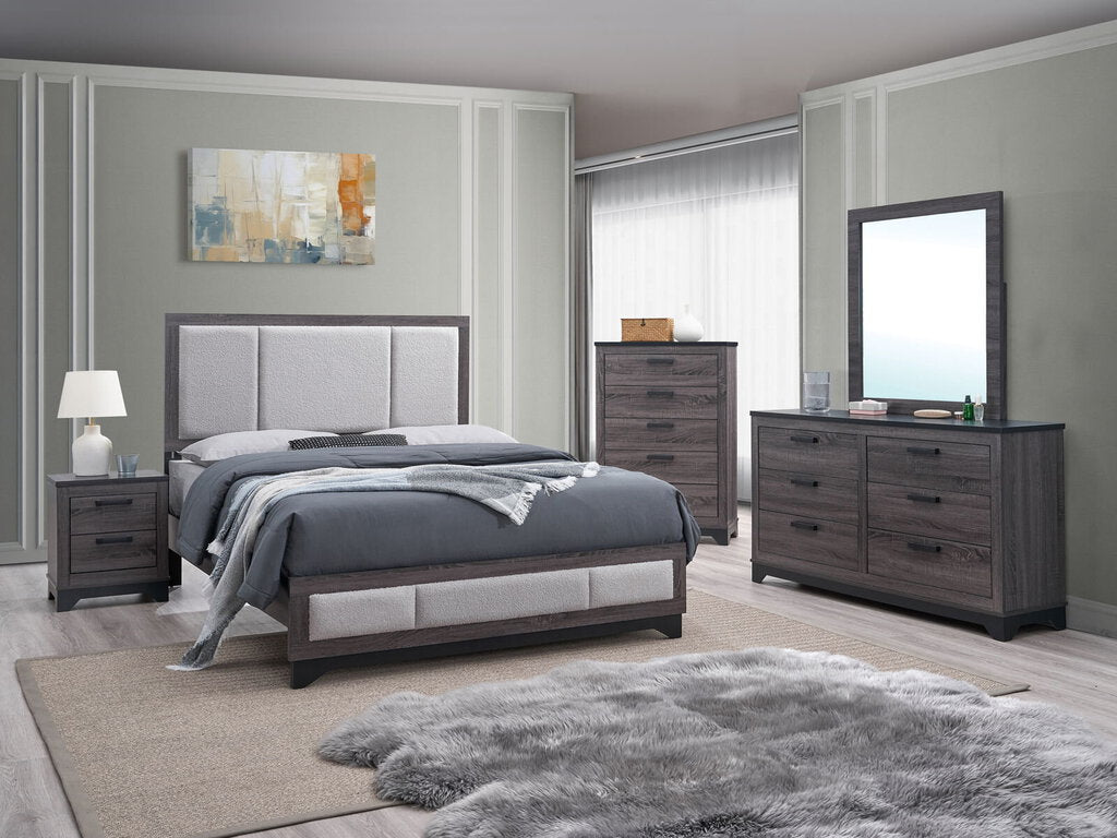 Jamestown NEW Queen Platform Bed Frame 63x84x51 (142031-33)