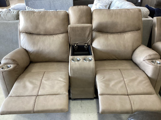 Frisco Tan NEW Motion Loveseat 74x32x43 (678321)
