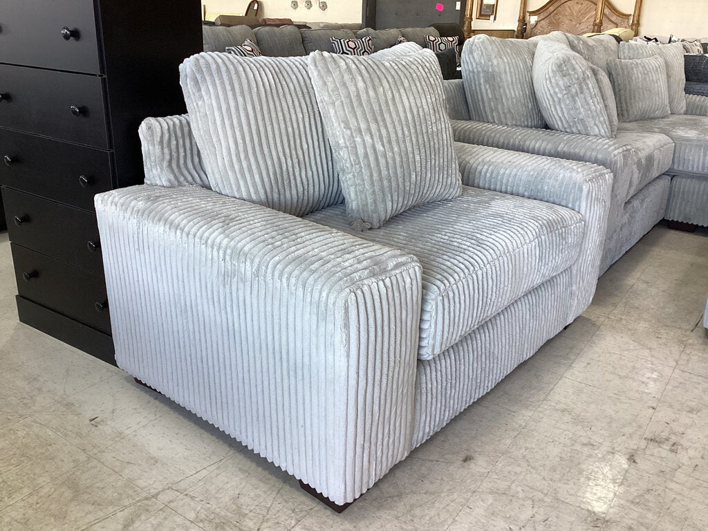 Libby Light Gray NEW Big Chair 62x39x39 (1300-05BC)