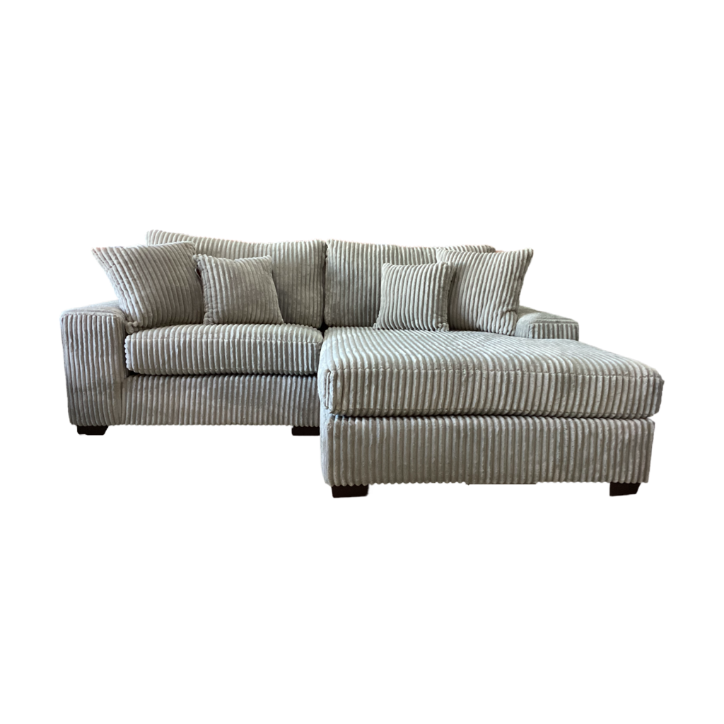 Libby Light Gray NEW 3pc Reversible Sofa Chaise 107x75x41 (1300-05/1310-05)