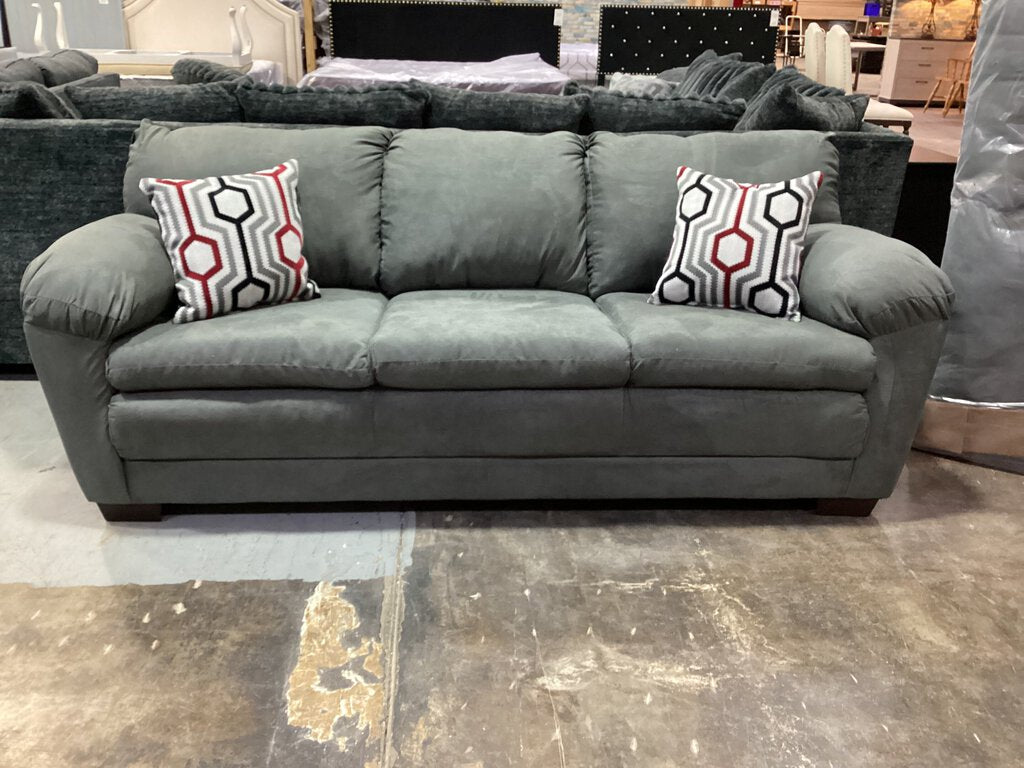 Sierra Graphite NEW Sofa 86x33x34 (3300-07S)