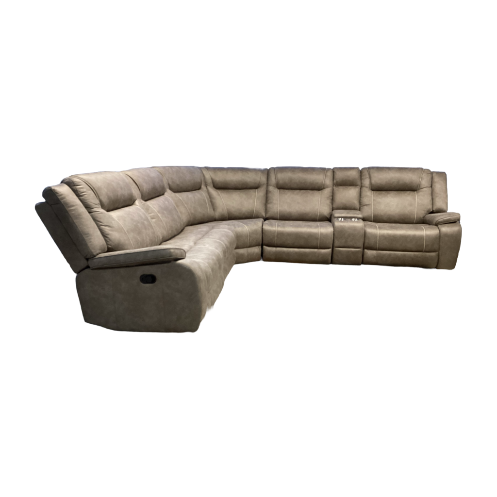 Blake Desert Taupe NEW 6pc Sectional 113x126x42 (MBLA-PACKA-DTAU)