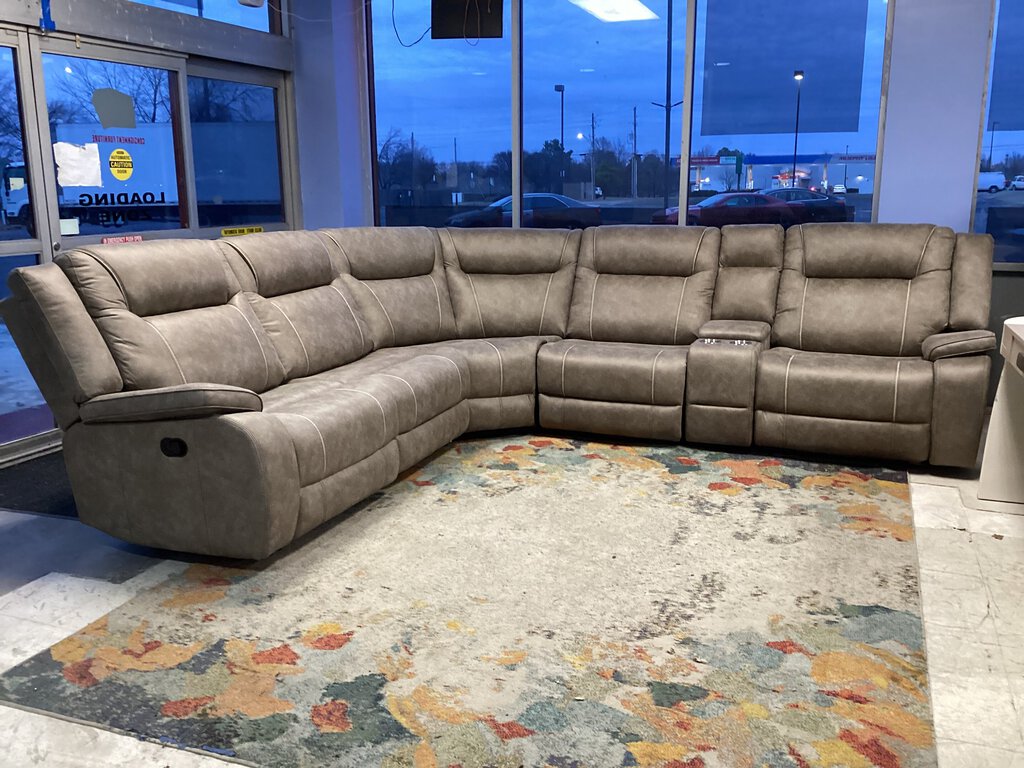 Blake Desert Taupe NEW 6pc Sectional 113x126x42 (MBLA-PACKA-DTAU)