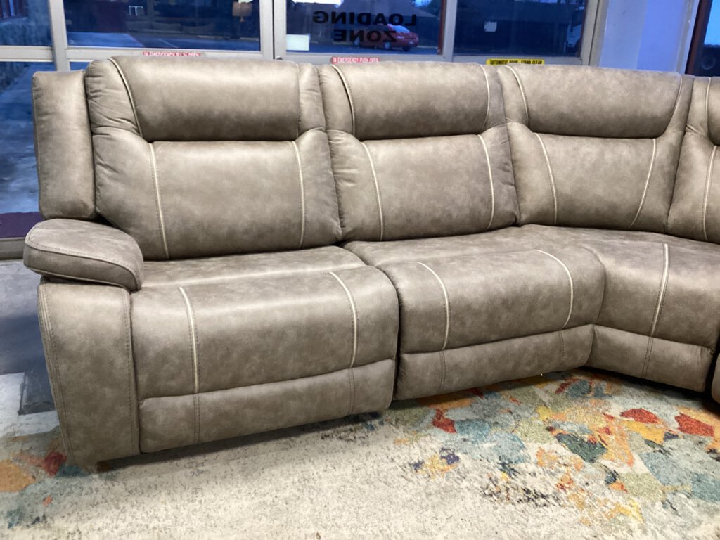 Blake Desert Taupe NEW 6pc Sectional 113x126x42 (MBLA-PACKA-DTAU)