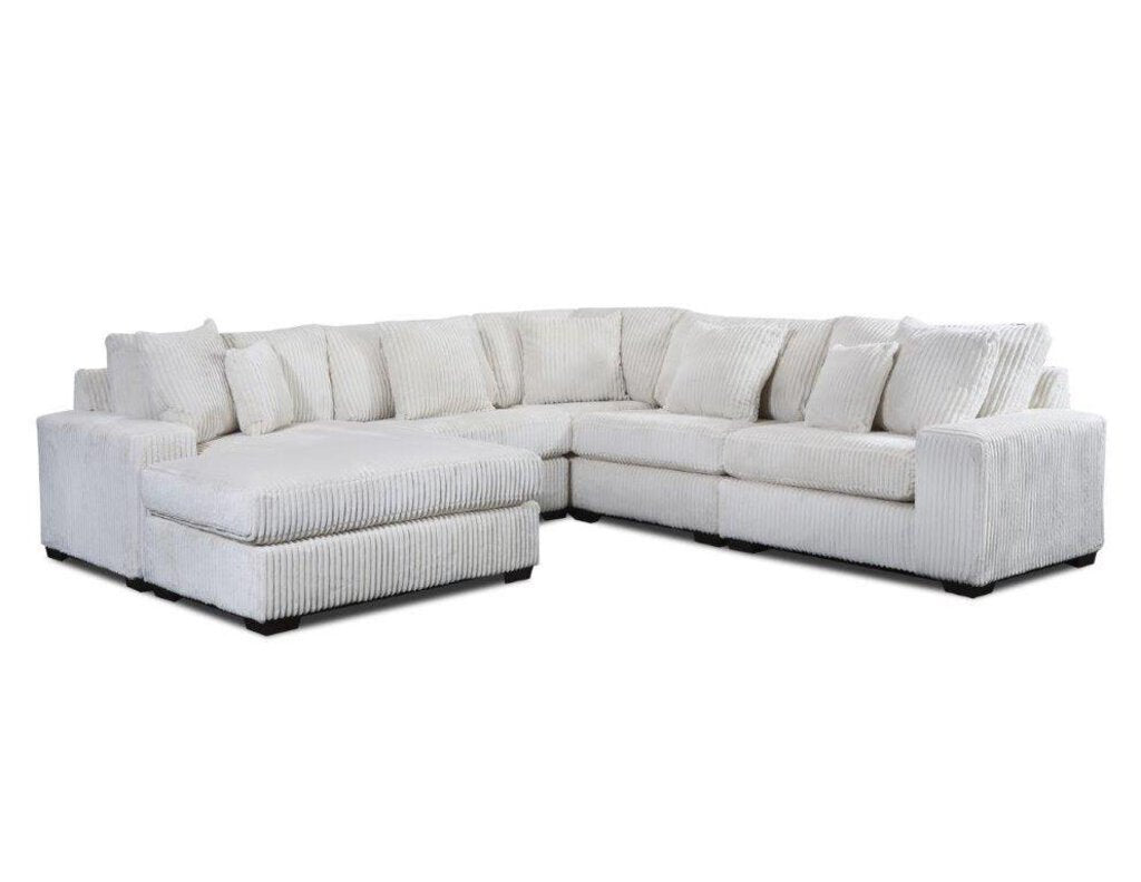LIbby Ivory NEW 5pc Modular Sectional 130x130x40 (1300-02)