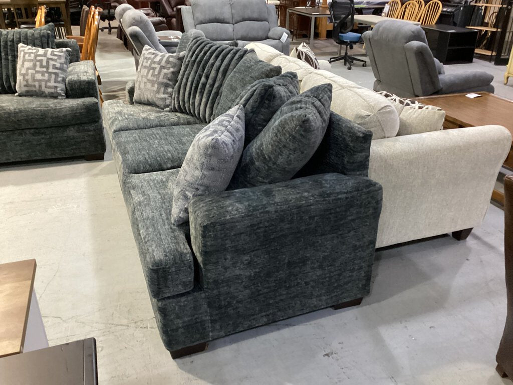 Galactic Charcoal NEW Sofa 93x38x33 (2675-07S)