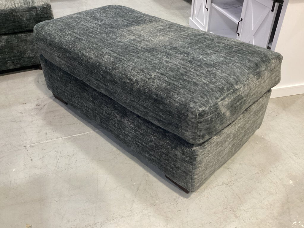 Galactic Charcoal NEW Ottoman 50x26x21 (2875-07O)