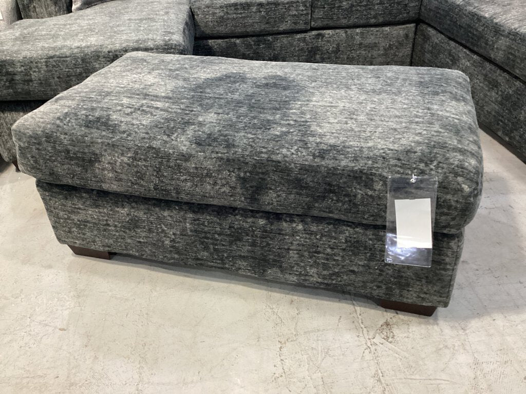 Galactic Charcoal NEW Ottoman 50x26x21 (2875-07O)