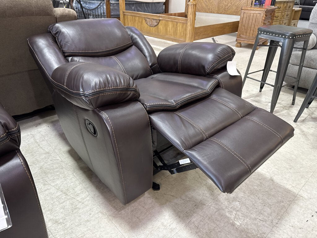 Emerson Brown NEW Rocker Recliner 40x30x40 (665242)
