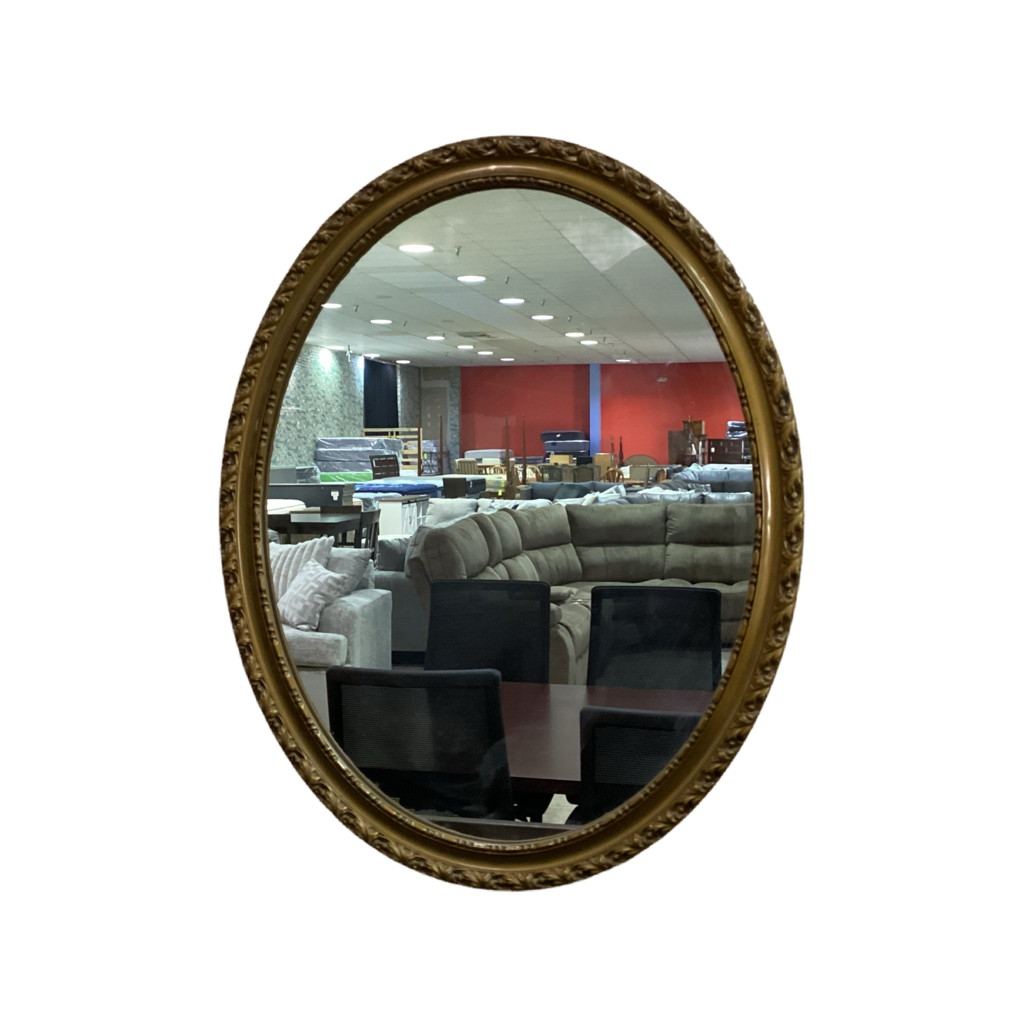 82599 - Vintage Oval Mirror 25x30