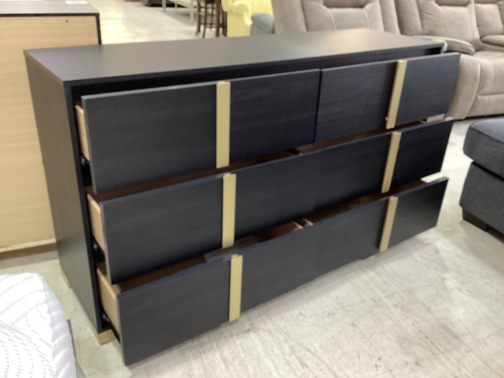Eclipse NEW Six Drawer Dresser 61x17x34 (118294)