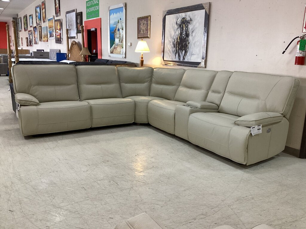 Spartacus Oyster NEW 6pc Sectional 113x126x40 (MSPA-PACKA-OYS)