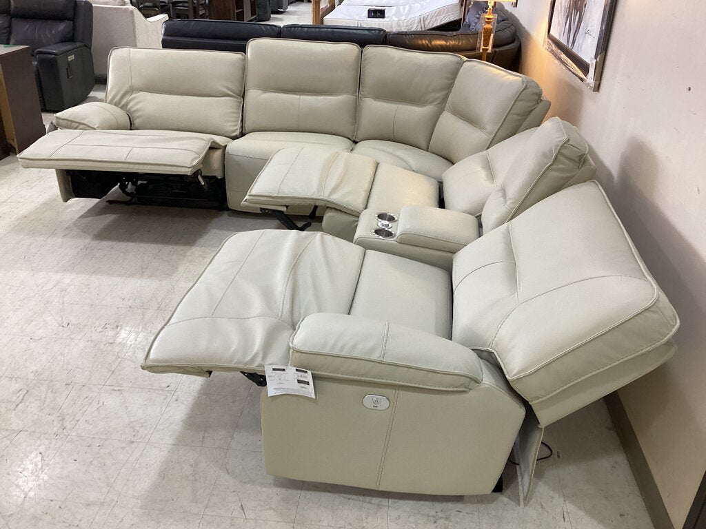 Spartacus Oyster NEW 6pc Sectional 113x126x40 (MSPA-PACKA-OYS)