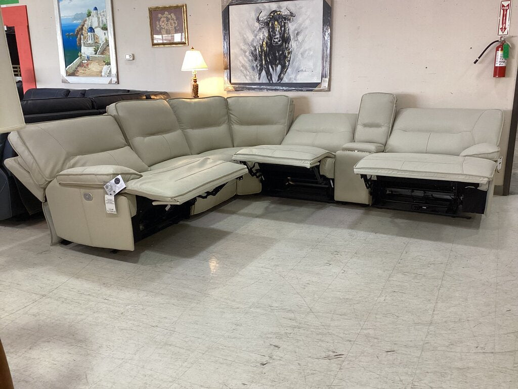 Spartacus Oyster NEW 6pc Sectional 113x126x40 (MSPA-PACKA-OYS)