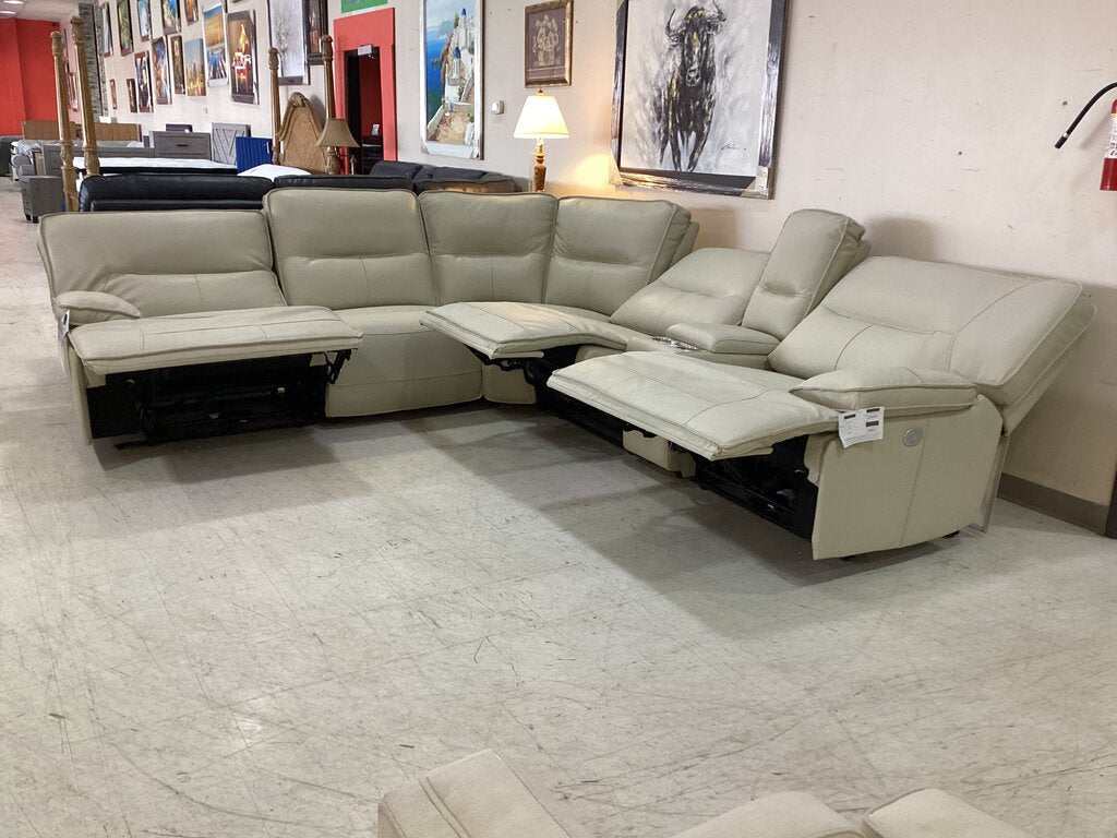 Spartacus Oyster NEW 6pc Sectional 113x126x40 (MSPA-PACKA-OYS)
