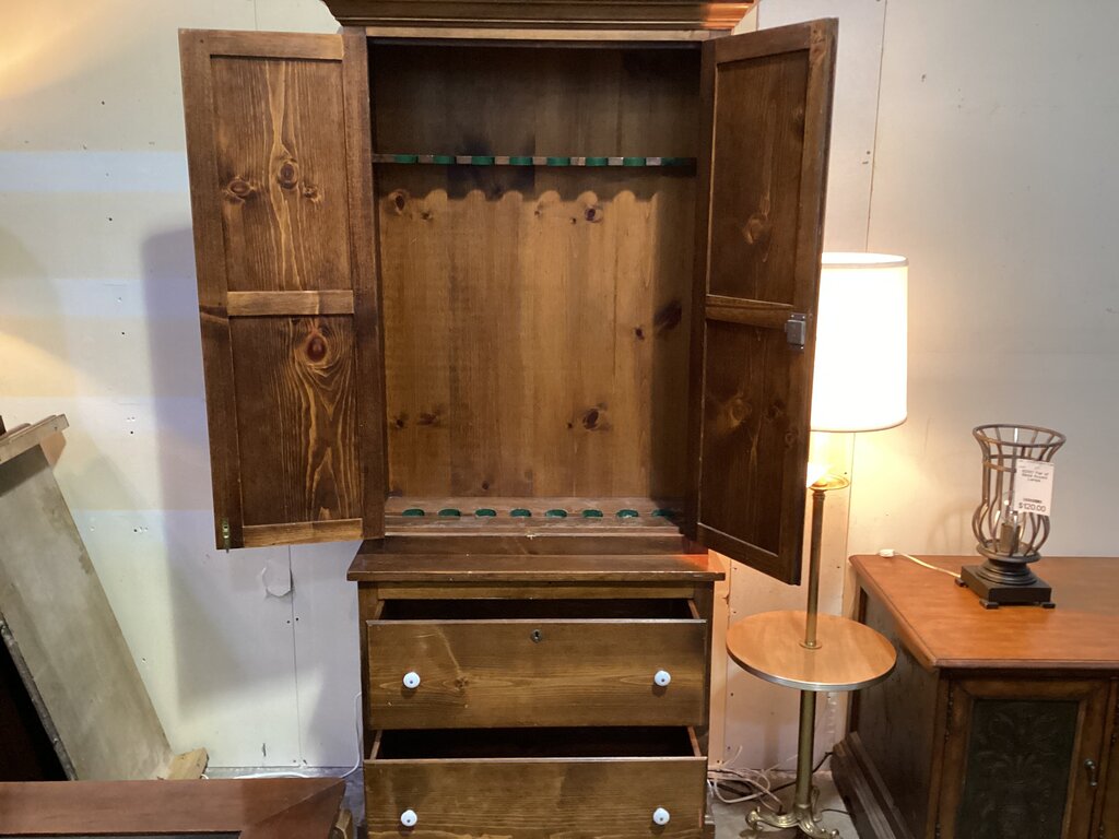 82811 - Wood Gun Cabinet 35x16x80