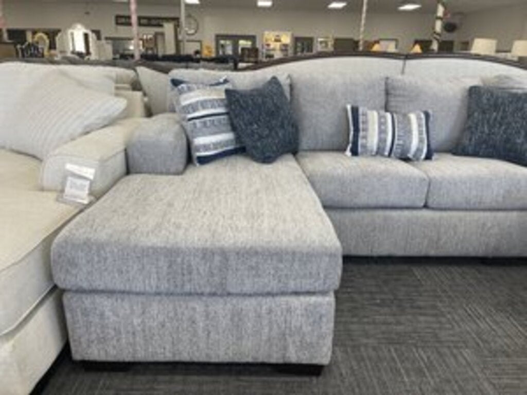 Bita Platinum NEW 2pc Sectional w/Chaise 114x84x37 (4551/4552-BITP)