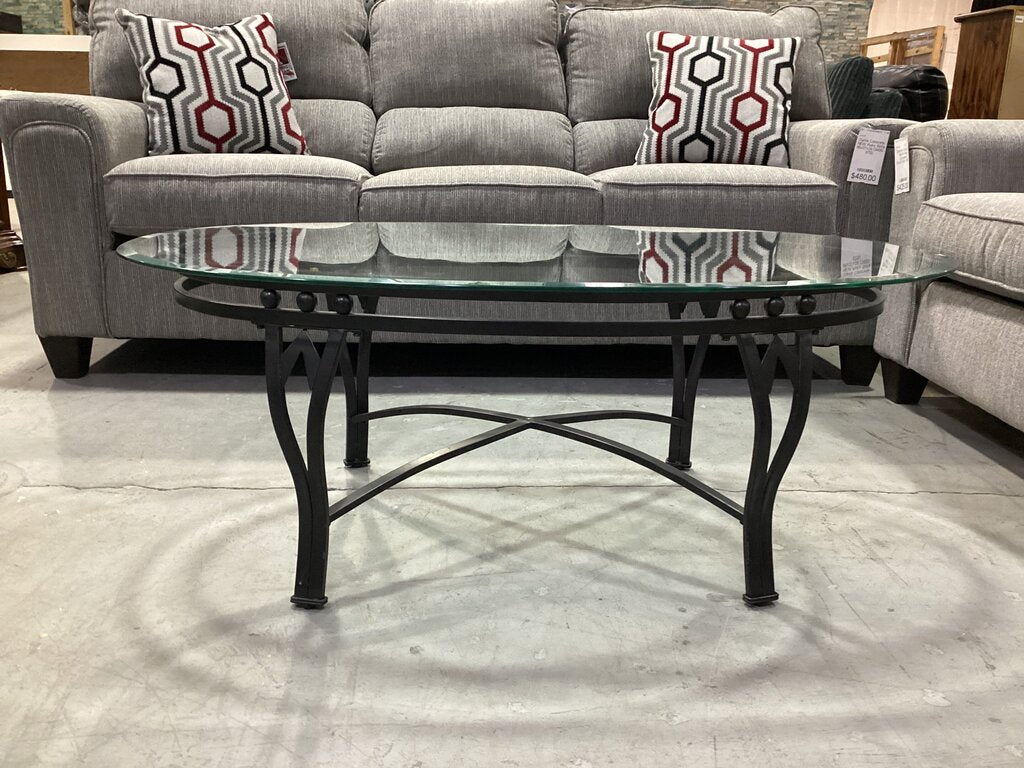 82832 - Iron Coffee Table 48x28x18