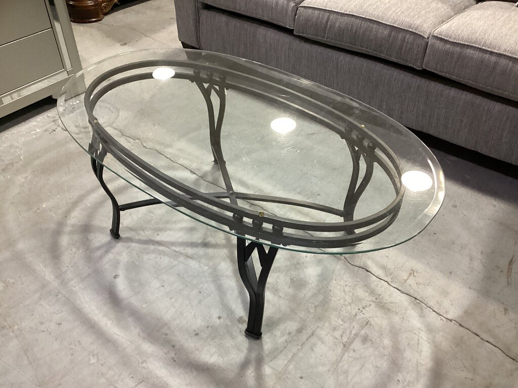 82832 - Iron Coffee Table 48x28x18
