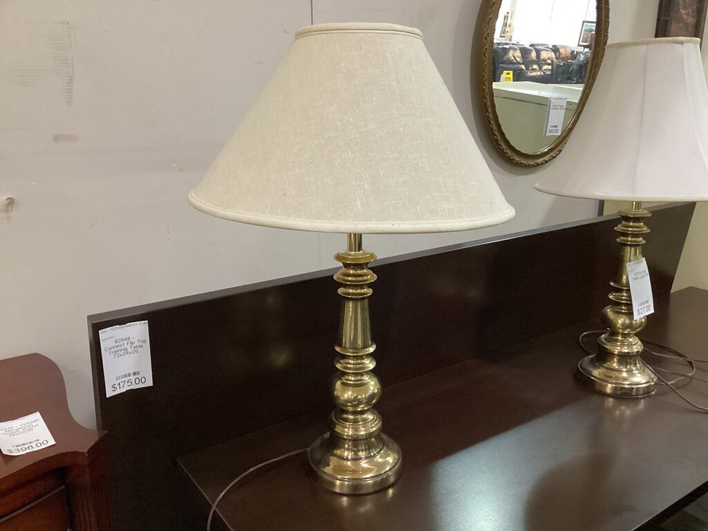 82718 - Gold Table Lamp 30in
