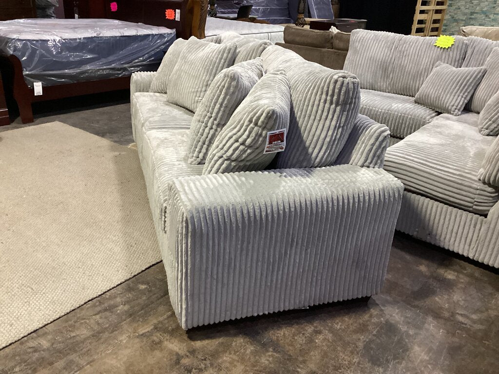 Libby Light Gray NEW 2pc Sofa 107x38x40 (1300-05)