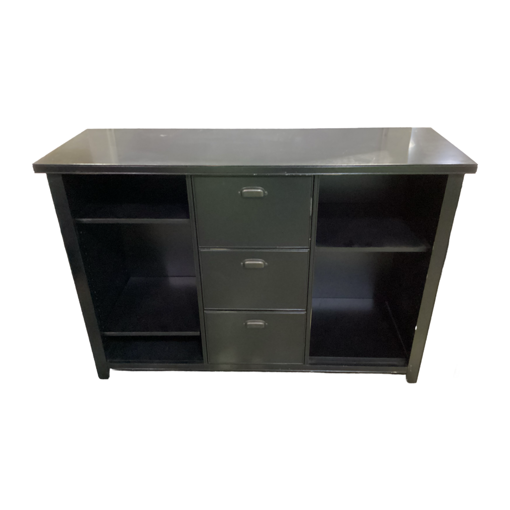 83082 - Black Credenza 59x20x41