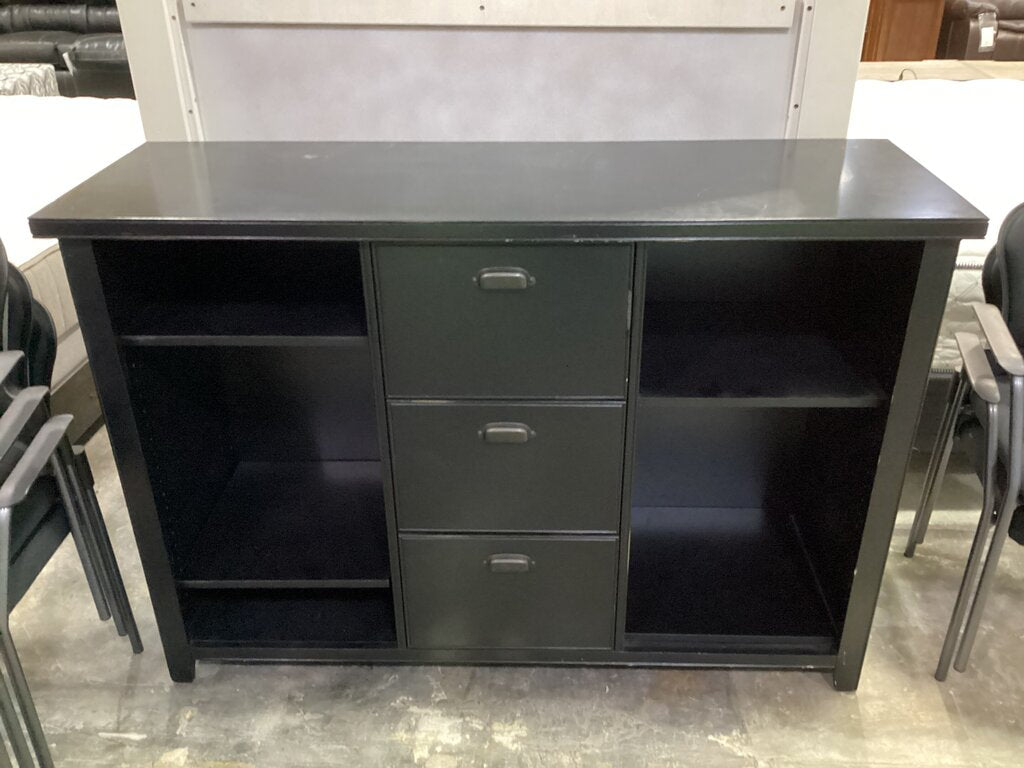 83082 - Black Credenza 59x20x41