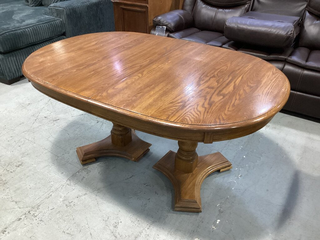 82880 - Keller Furniture Oak Dining Table 42x60x29