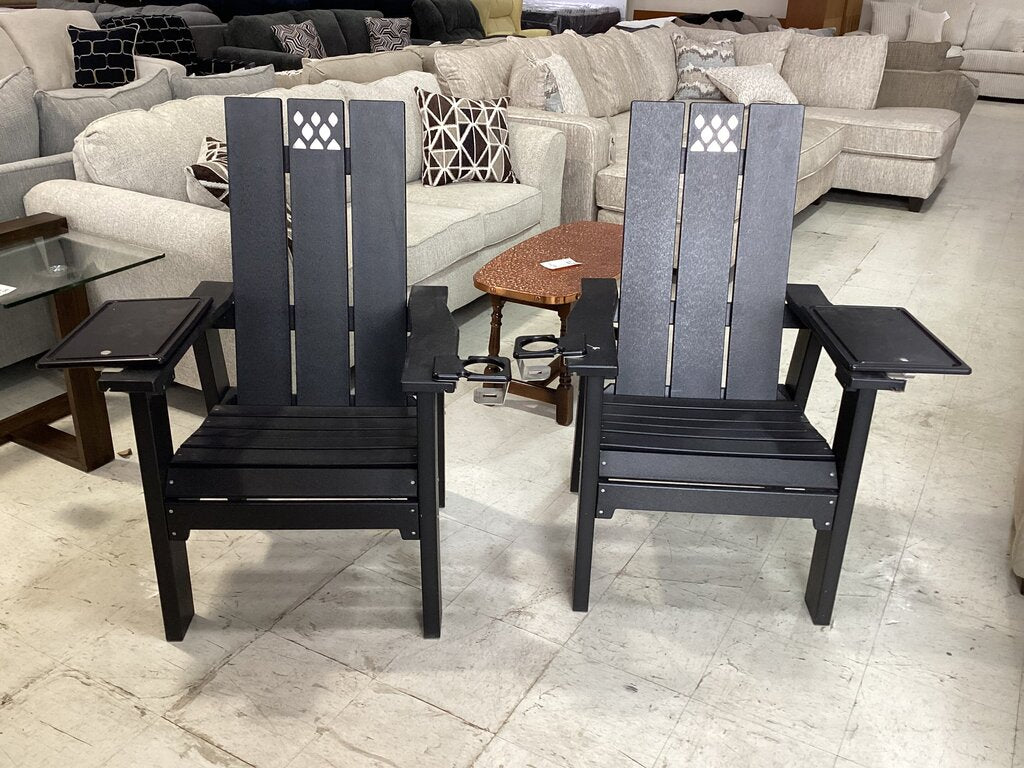 82906 - Pair of Breeo X-Series Outdoor Chairs 27x23x44