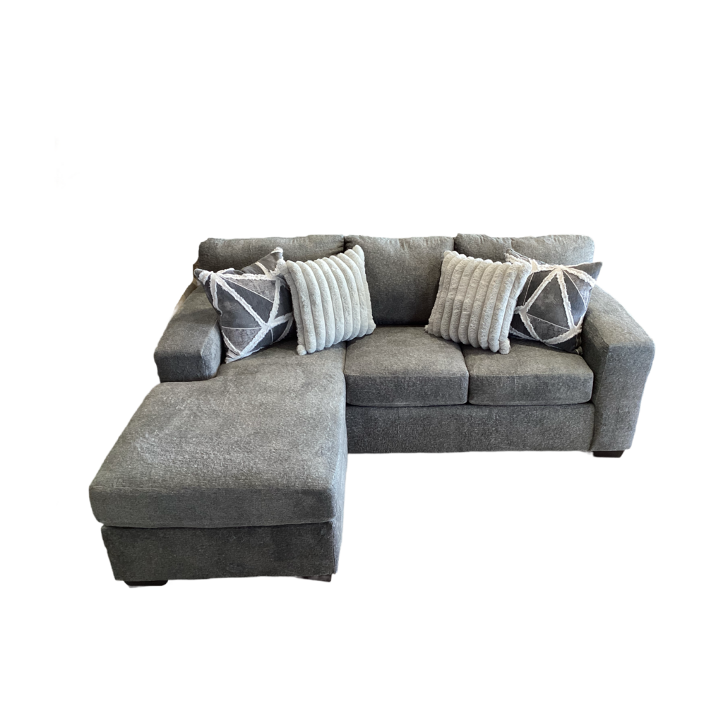 Posh Gray NEW Reversible Sofa Chaise 88x67x36 (6003-6055-POSG)