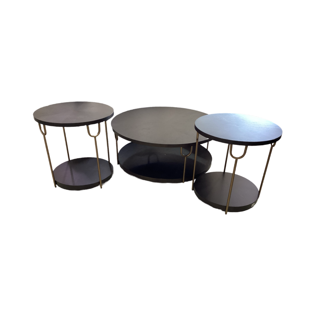 82937 - Ashley Brazburn 3pc Coffee Table Set 42x42x17, 24x24x24