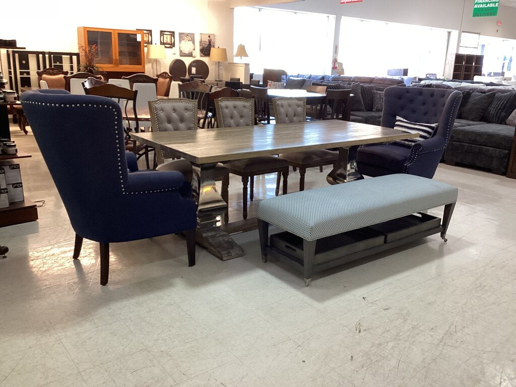 82976 - Heidi 7pc Formal Dining Set 87x39x30