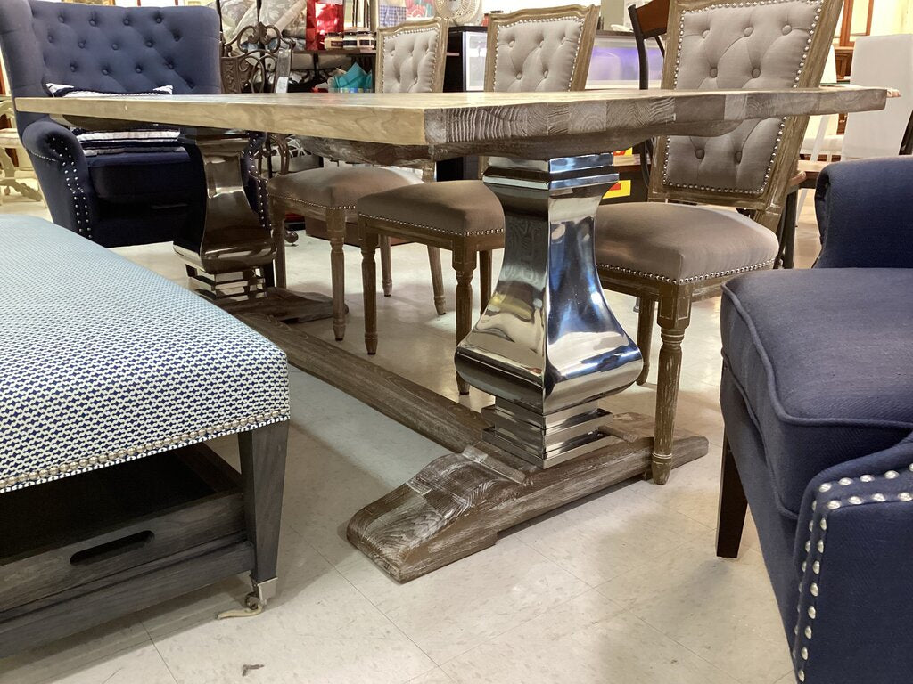 82976 - Heidi 7pc Formal Dining Set 87x39x30