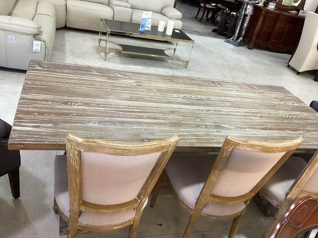 82976 - Heidi 7pc Formal Dining Set 87x39x30
