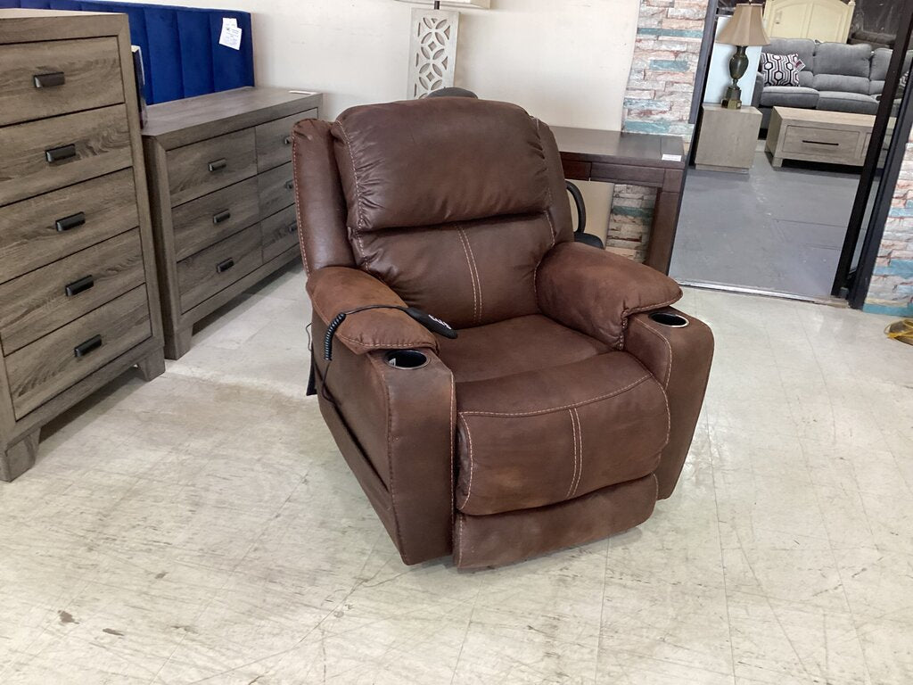 82954 - Home Stretch Power Recliner w/Power Headrest 34x34x38