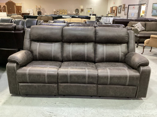 Lucca Brown NEW Motion Sofa w/Drop Down Console 82x30x38 (679320)