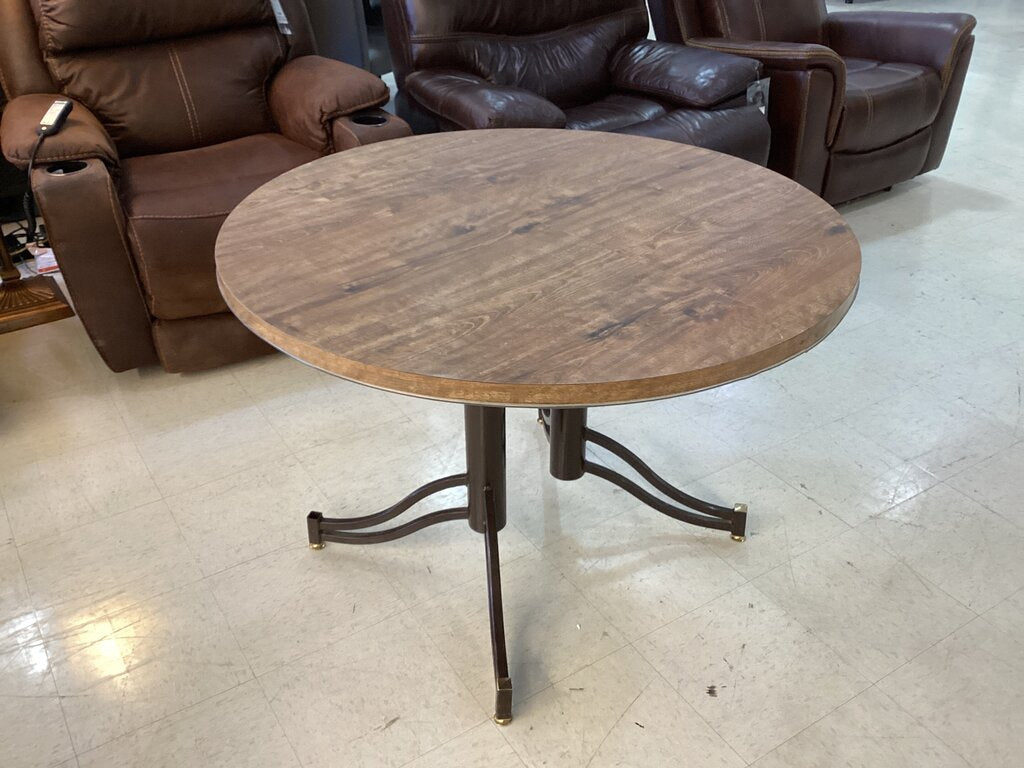 83142 Round Vintage Dining Table 42x29