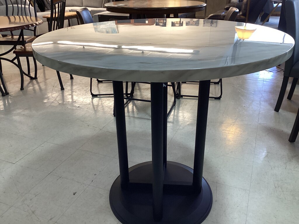 83211 - Ashley Centiar Faux Marble Pub Table 42x36