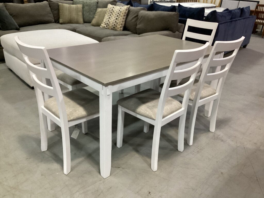 83213 - Ashley Stonehollow 6pc Dining 36x60x30