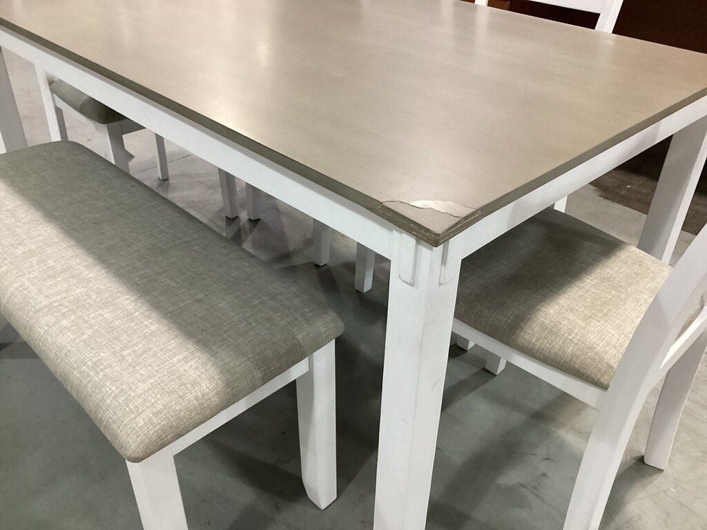 83213 - Ashley Stonehollow 6pc Dining 36x60x30