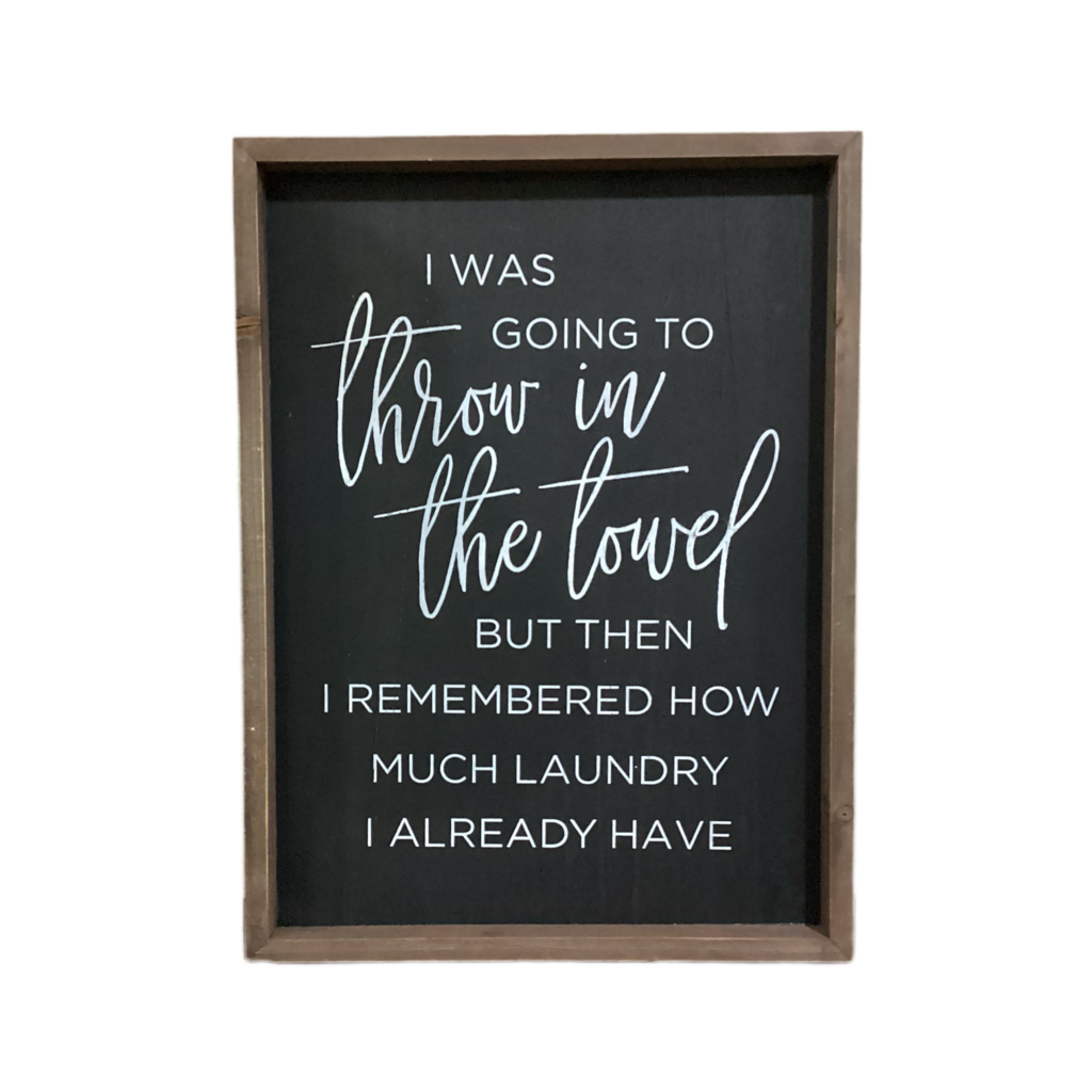 83231 (8529-10) Laundry Wall Art 15x1x20